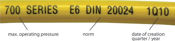 Information on Enerpac hydraulic hoses