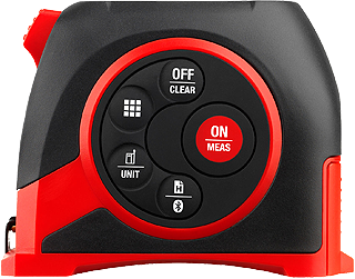 Digitales Rollmaßband mit Laser-Entfernungsmesser - Einstellungen