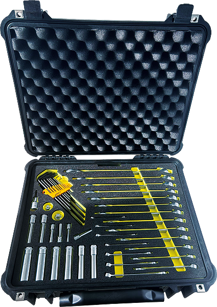 Peli protective case with foam inlays