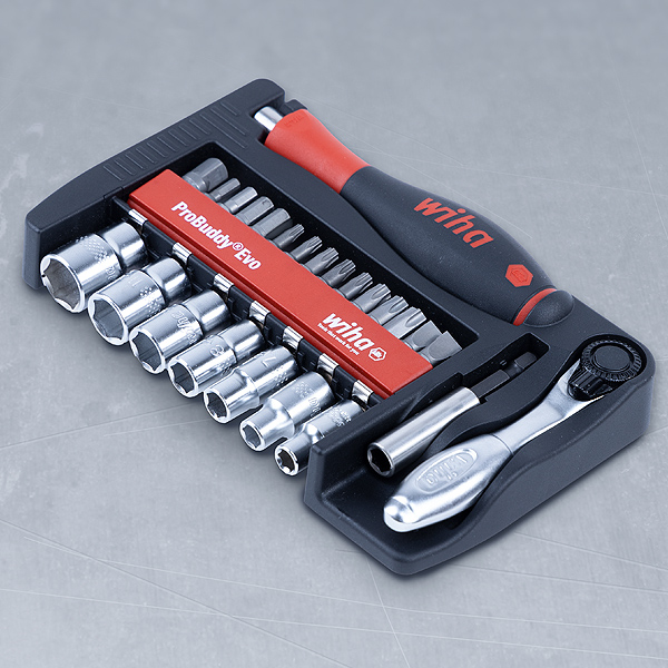 Das Wiha ProBuddy Evo - Bit- und Steckschlüsselset