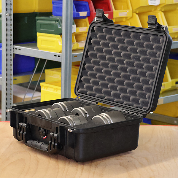 TCS-Einlage im Koffer